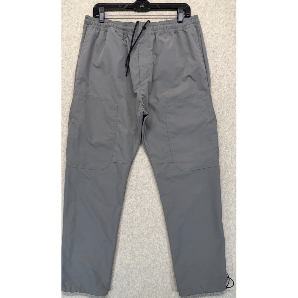 Zanerobe Mens Jumpa Tech Pant Gray Lightweight Performance Stretch Comfort 34